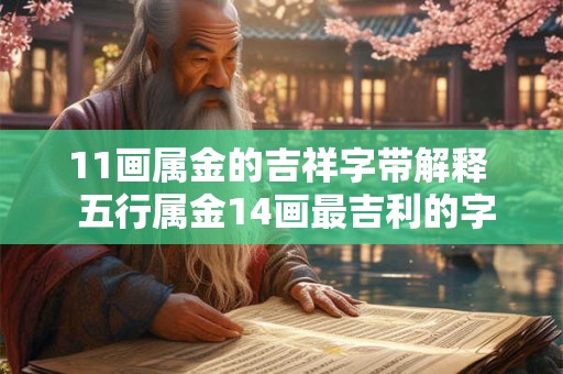 11画属金的吉祥字带解释  五行属金14画最吉利的字