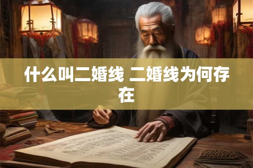 什么叫二婚线 二婚线为何存在