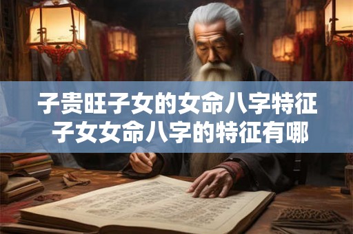 子贵旺子女的女命八字特征 子女女命八字的特征有哪些优点