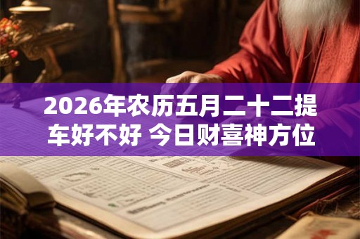 2026年农历五月二十二提车好不好 今日财喜神方位