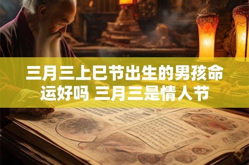 三月三上巳节出生的男孩命运好吗 三月三是情人节