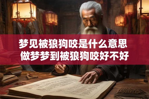 梦见被狼狗咬是什么意思 做梦梦到被狼狗咬好不好