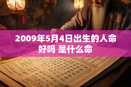 2009年5月4日出生的人命好吗 是什么命
