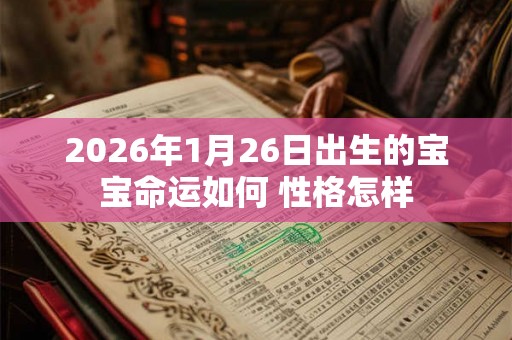 2026年1月26日出生的宝宝命运如何 性格怎样