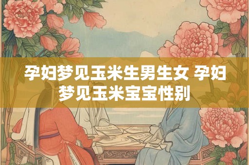 孕妇梦见玉米生男生女 孕妇梦见玉米宝宝性别