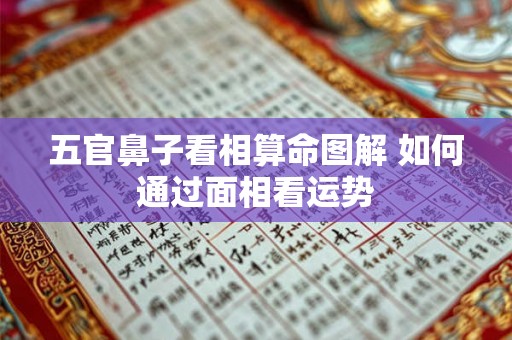 五官鼻子看相算命图解 如何通过面相看运势 五官鼻子看相算命图解 如何通过面相看运势