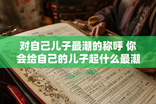 对自己儿子最潮的称呼 你会给自己的儿子起什么最潮的名字