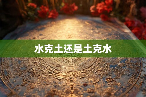 水克土还是土克水 水克土还是土克水