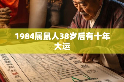 1984属鼠人38岁后有十年大运 1984属鼠人38岁后有十年大运