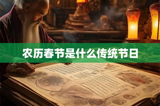 农历春节是什么传统节日 农历春节是什么传统节日