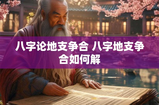八字论地支争合 八字地支争合如何解