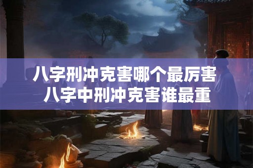 八字刑冲克害哪个最厉害 八字中刑冲克害谁最重