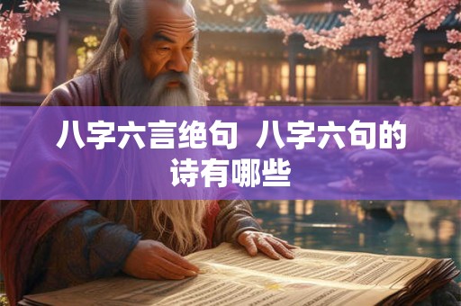 八字六言绝句  八字六句的诗有哪些
