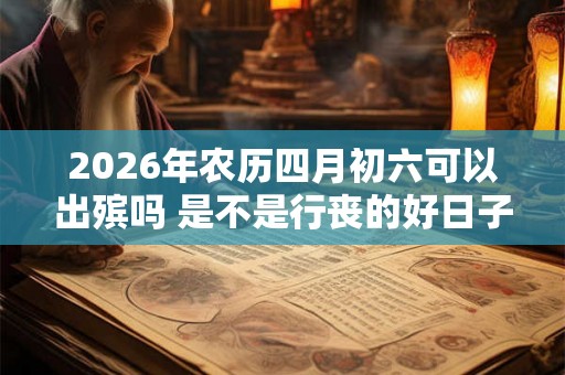 2026年农历四月初六可以出殡吗 是不是行丧的好日子