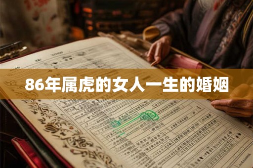 86年属虎的女人一生的婚姻