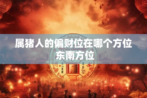 属猪人的偏财位在哪个方位 东南方位 属猪人的偏财位在哪个方位 东南方位