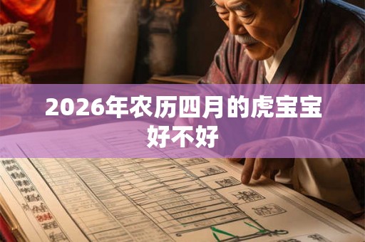 2026年农历四月的虎宝宝好不好 2026年农历四月的虎宝宝好不好