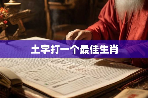 土字打一个最佳生肖 土字打一个最佳生肖