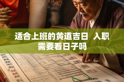 适合上班的黄道吉日 入职需要看日子吗 适合上班的黄道吉日 入职需要看日子吗