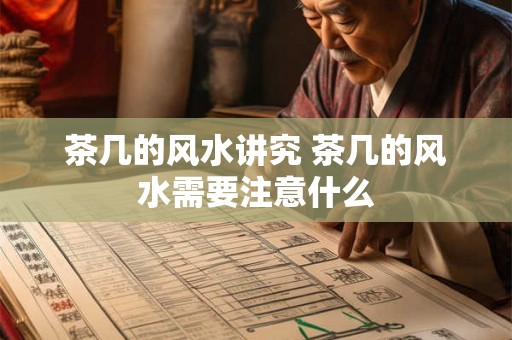 茶几的风水讲究 茶几的风水需要注意什么