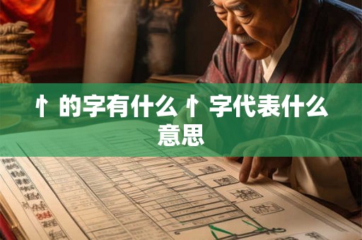 忄的字有什么 忄字代表什么意思
