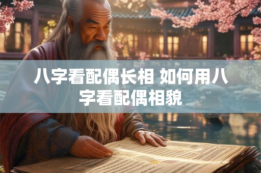 八字看配偶长相 如何用八字看配偶相貌