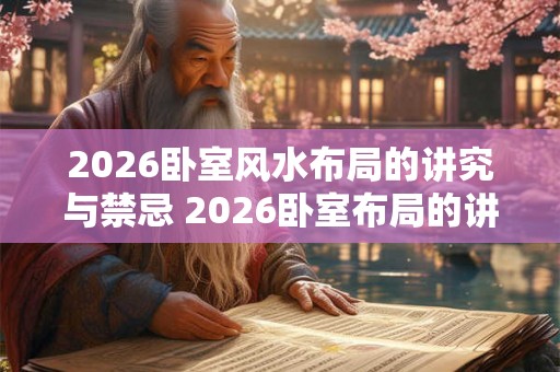 2026卧室风水布局的讲究与禁忌 2026卧室布局的讲究与禁忌 2026卧室风水布局的讲究与禁忌 2026卧室布局的讲究与禁忌