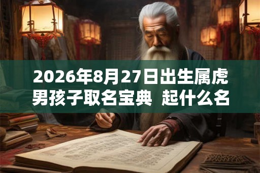 2026年8月27日出生属虎男孩子取名宝典  起什么名字寓意好