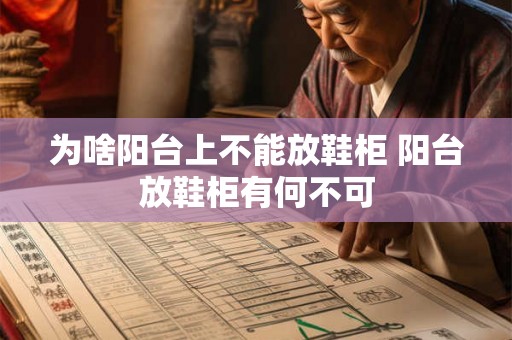 为啥阳台上不能放鞋柜 阳台放鞋柜有何不可