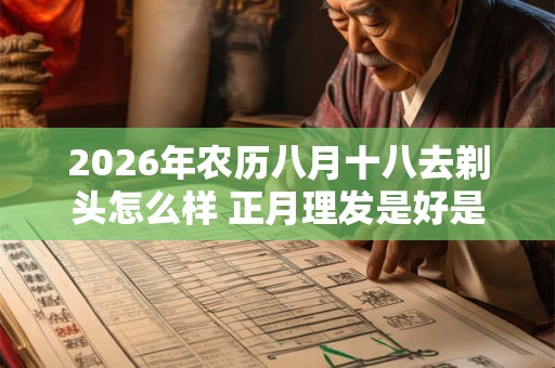 2026年农历八月十八去剃头怎么样 正月理发是好是坏 2026年农历八月十八去剃头怎么样 正月理发是好是坏