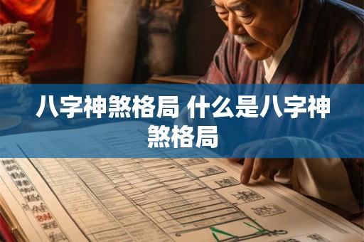 八字神煞格局 什么是八字神煞格局