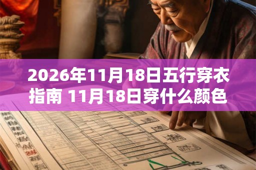 2026年11月18日五行穿衣指南 11月18日穿什么颜色的衣服