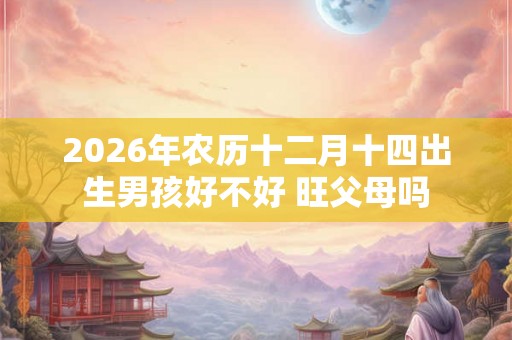 2026年农历十二月十四出生男孩好不好 旺父母吗 2026年农历十二月十四出生男孩好不好 旺父母吗
