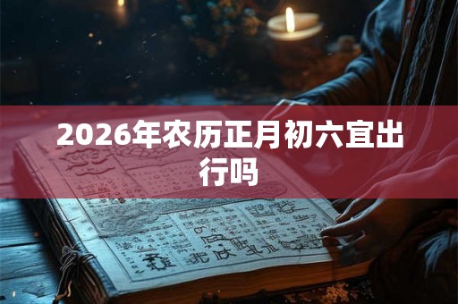 2026年农历正月初六宜出行吗
