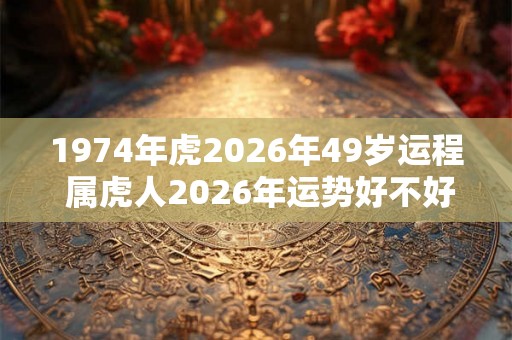 1974年虎2026年49岁运程 属虎人2026年运势好不好