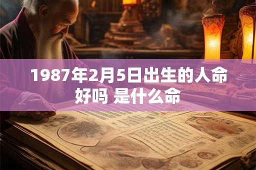 1987年2月5日出生的人命好吗 是什么命