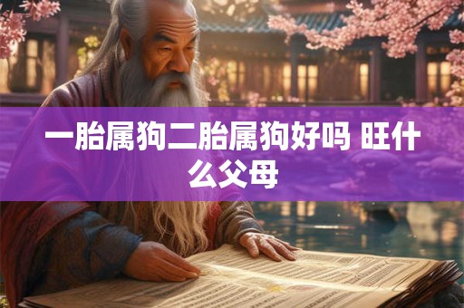 一胎属狗二胎属狗好吗 旺什么父母