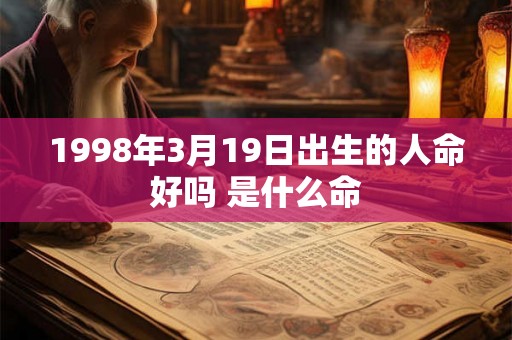 1998年3月19日出生的人命好吗 是什么命