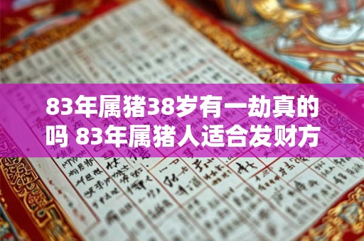 83年属猪38岁有一劫真的吗 83年属猪人适合发财方位