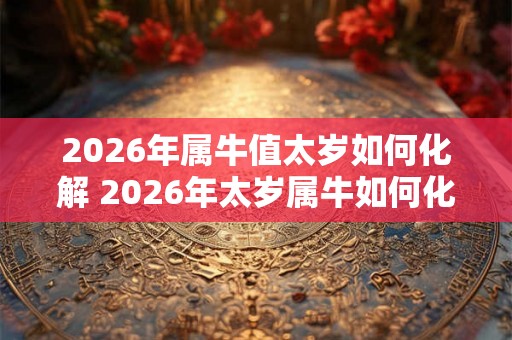 2026年属牛值太岁如何化解 2026年太岁属牛如何化解
