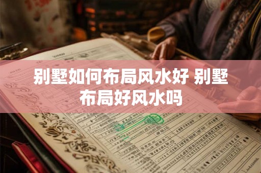 别墅如何布局风水好 别墅布局好风水吗 别墅如何布局风水好 别墅布局好风水吗