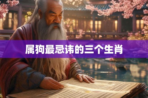 属狗最忌讳的三个生肖 属狗最忌讳的三个生肖