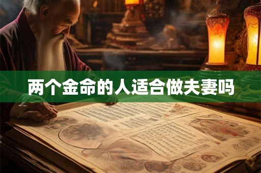 两个金命的人适合做夫妻吗