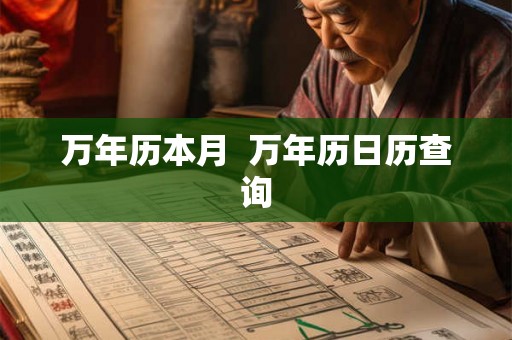 万年历本月  万年历日历查询