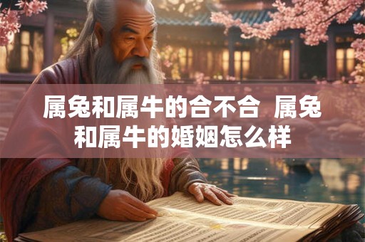 属兔和属牛的合不合  属兔和属牛的婚姻怎么样