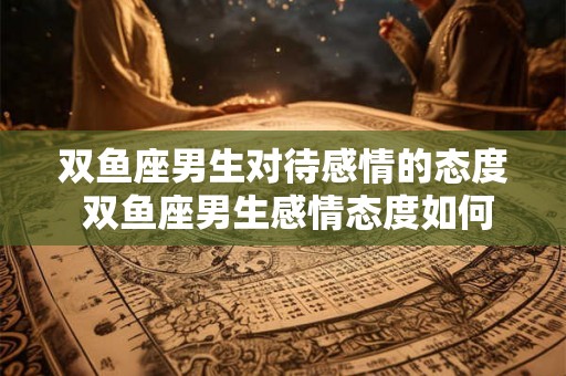 双鱼座男生对待感情的态度 双鱼座男生感情态度如何 双鱼座男生对待感情的态度 双鱼座男生感情态度如何