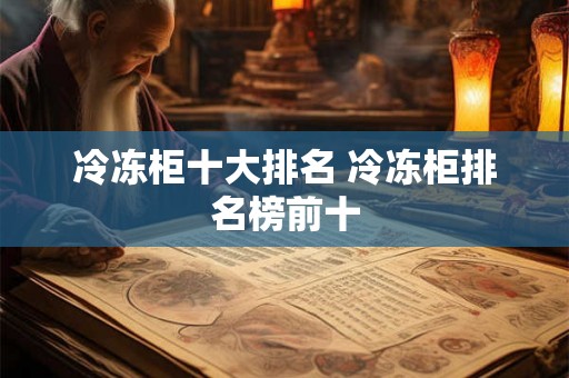 冷冻柜十大排名 冷冻柜排名榜前十