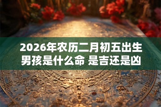 2026年农历二月初五出生男孩是什么命 是吉还是凶