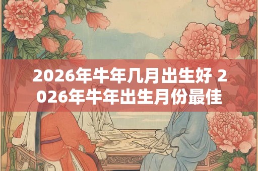 2026年牛年几月出生好 2026年牛年出生月份最佳