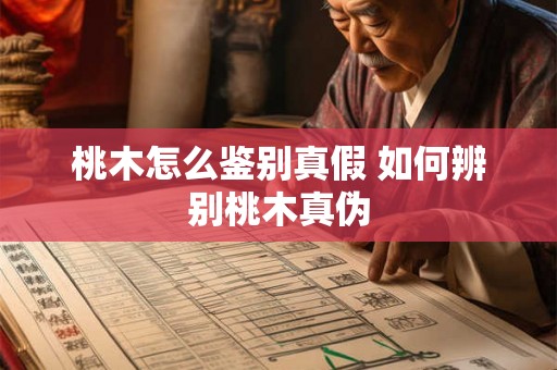桃木怎么鉴别真假 如何辨别桃木真伪